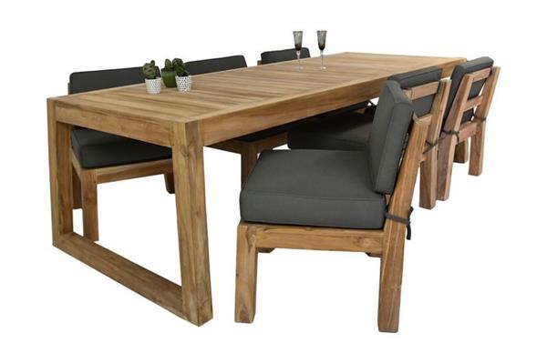 Grote foto tuintafel nw aruba 260 cm rechthoek naturel teak vraag naar levertijd huis en inrichting eettafels