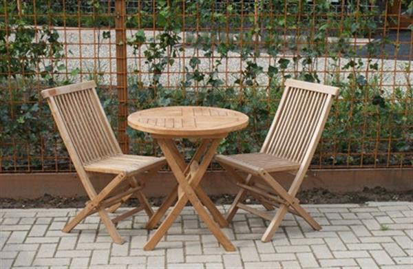 Grote foto klapstoel folding teakhout huis en inrichting eettafels