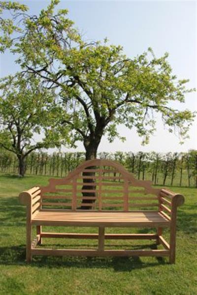 Grote foto tuinbankje marlboro bench teakhout 150 cm huis en inrichting eettafels