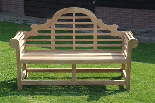Grote foto tuinbankje marlboro bench teakhout 150 cm huis en inrichting eettafels