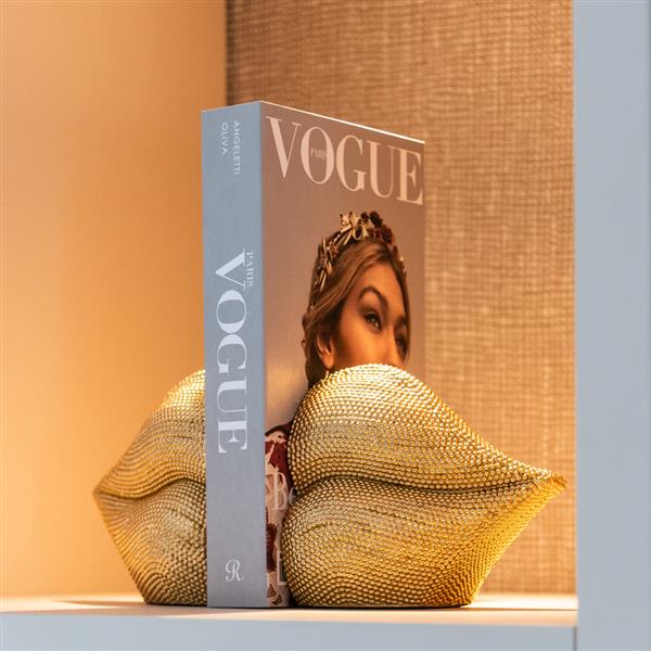 Grote foto boekenstandaard kiss goud gold richmond interiors huis en inrichting eettafels