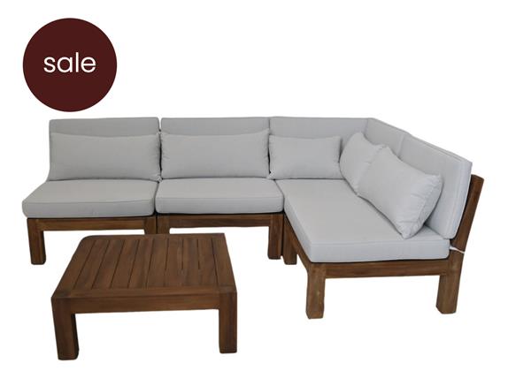 Grote foto tuin hoek loungeset aruba incl. kussens 5 delig sale huis en inrichting eettafels
