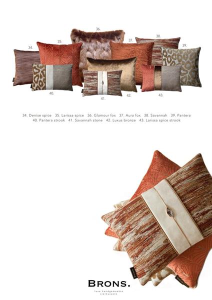 Grote foto denise spice brons sierkussen 55x40 cm nr.34 huis en inrichting eettafels
