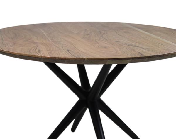 Grote foto eettafel zurich rond 130x75 cm swiss edge acaciahout vraag naar levertijd huis en inrichting eettafels