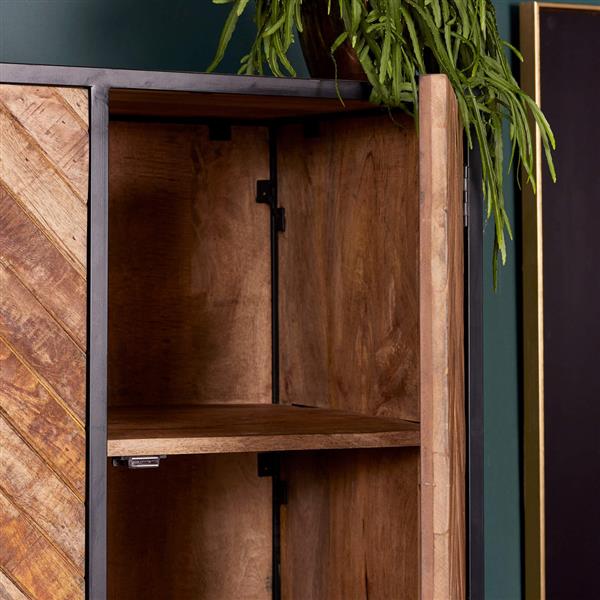 Grote foto kabinet arlington 90x45x200 cm visgraat patroon huis en inrichting eettafels