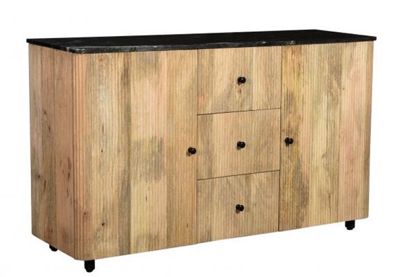 Grote foto dressoir brix pebbles 143x45x80 cm huis en inrichting eettafels