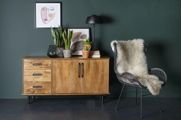 Grote foto dressoir elias 152x80x45 cm mangohout huis en inrichting eettafels
