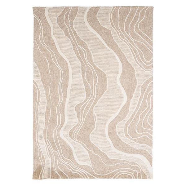 Grote foto vloerkleed soil 160x230 cm beige by boo huis en inrichting eettafels