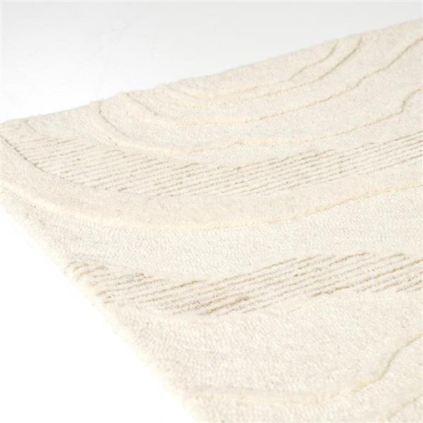 Grote foto vloerkleed soil 160x230 cm off white by boo huis en inrichting eettafels