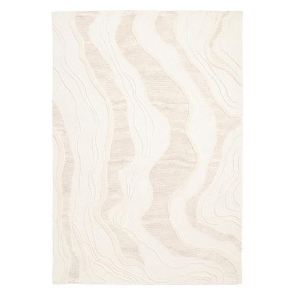 Grote foto vloerkleed soil 190x290 cm off white by boo huis en inrichting eettafels