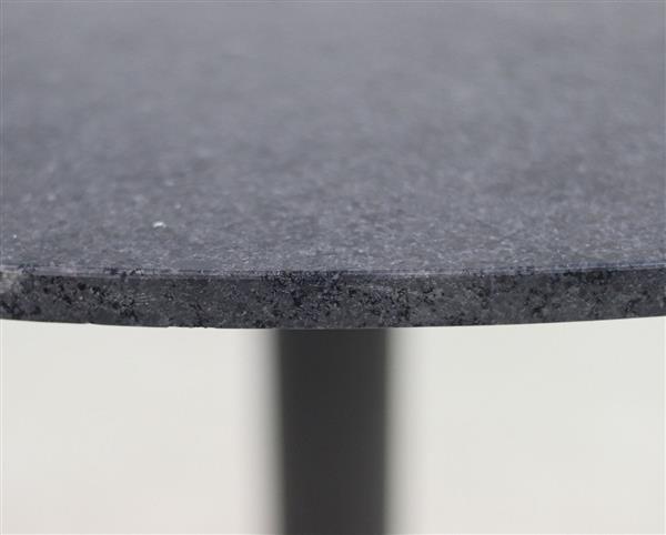 Grote foto eettafel rond jazz zwart marmer 120x120x80 cm vraag naar levertijd huis en inrichting eettafels