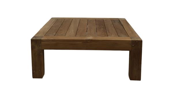 Grote foto tuintafel aruba 80x80x30 cm teakhout huis en inrichting eettafels