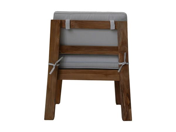 Grote foto tuinstoel aruba incl. kussens 67x68x75 cm witte kussens teak hout huis en inrichting eettafels
