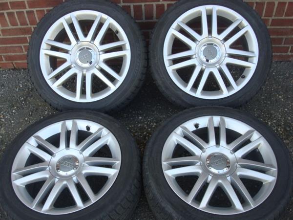 Grote foto 17 inch originele s8 velgen en banden steek 5x112 auto onderdelen banden en velgen