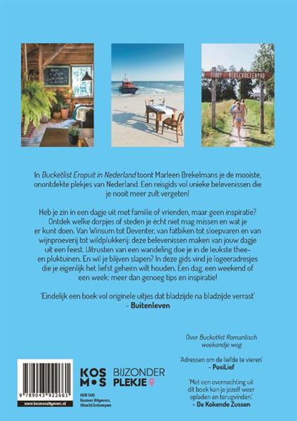 Grote foto bucketlist eropuit in nederland bijzonder plekje boeken overige boeken