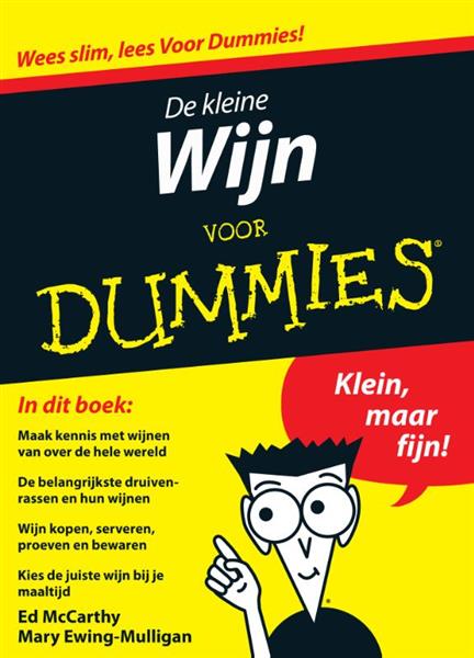 Grote foto de kleine wijn voor dummies voor dummies boeken kookboeken