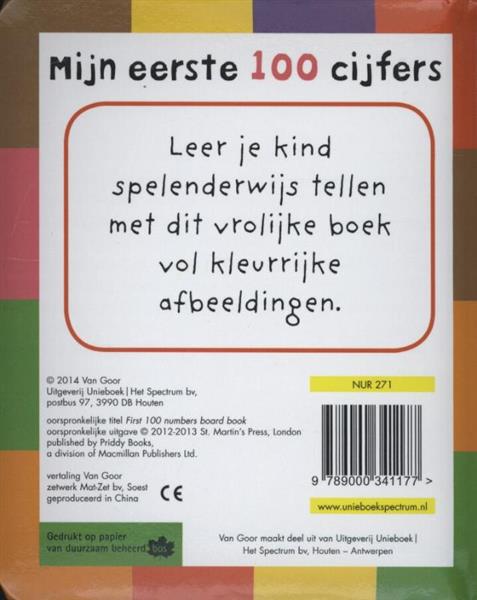 Grote foto mijn eerste 100 cijfers mijn eerste 100 boeken jeugd 13 jaar en ouder