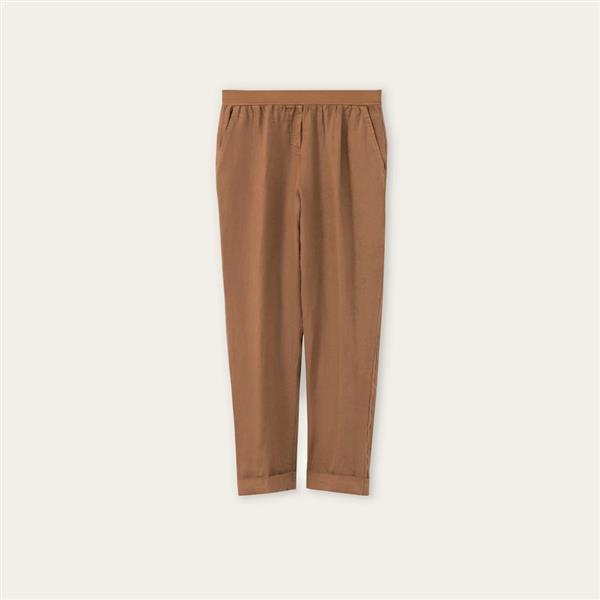 Grote foto rosso 35 linnen broek maat 40 kleding dames spijkerbroeken en jeans
