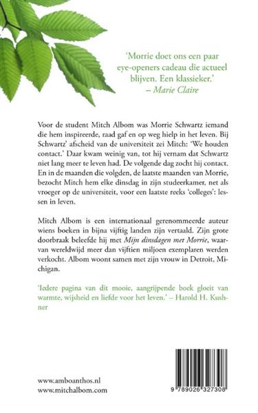 Grote foto mijn dinsdagen met morrie boeken literatuur
