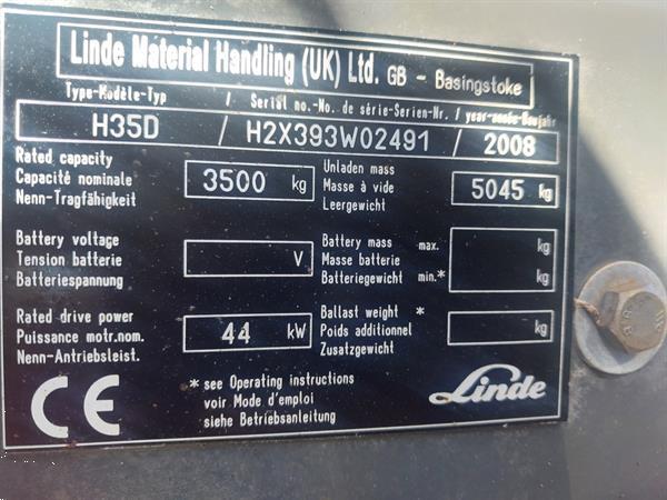 Grote foto linde 3.5 ton diesel triplo agrarisch heftrucks