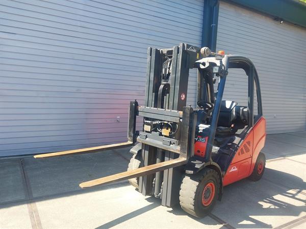 Grote foto linde 3.5 ton diesel triplo agrarisch heftrucks