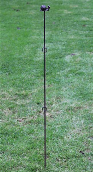 Grote foto plantensteun slak recht met 2 ogen 125cm. py25s tuin en terras overige tuin en terras