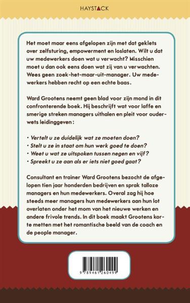 Grote foto het recht op een baas boeken overige boeken