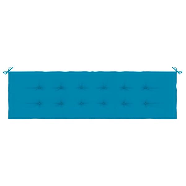 Grote foto vidaxl tuinbankkussen 180x50x3 cm oxford stof blauw huis en inrichting woningdecoratie