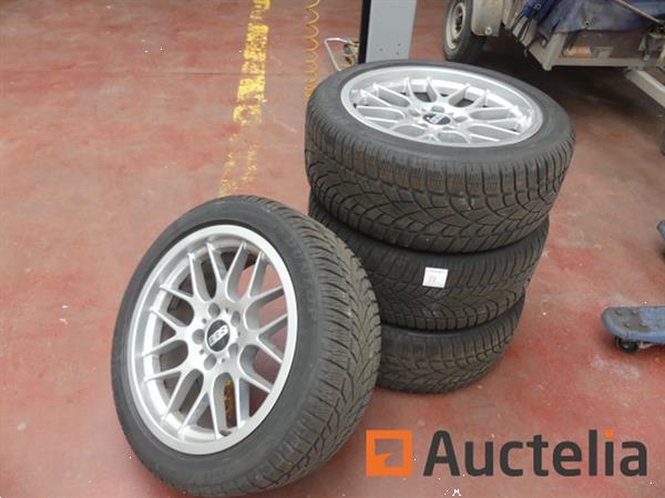Grote foto 4 velgbanden voor bmw dunlop 245 45 r18 100 v winter agrarisch wielen