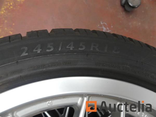 Grote foto 4 velgbanden voor bmw dunlop 245 45 r18 100 v winter agrarisch wielen