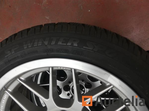 Grote foto 4 velgbanden voor bmw dunlop 245 45 r18 100 v winter agrarisch wielen