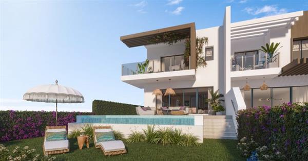 Grote foto uw nieuwe bungalow in mijas costa met huizen en kamers nieuw europa
