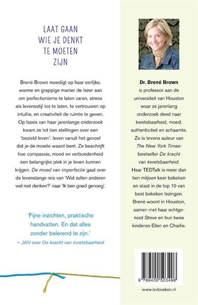 Grote foto de moed van imperfectie boeken psychologie