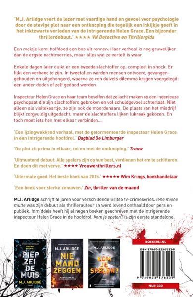 Grote foto iene miene mutte helen grace 1 boeken thrillers