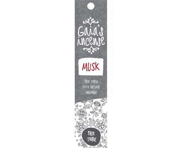 Grote foto gaia incense musk 15 sticks huis en inrichting woningdecoratie
