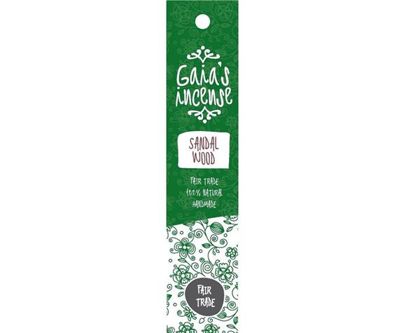 Grote foto gaia incense sandelwood 15 sticks huis en inrichting woningdecoratie