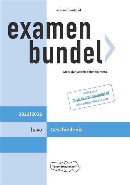 Grote foto examenbundel havo geschiedenis 2021 2022 boeken overige boeken