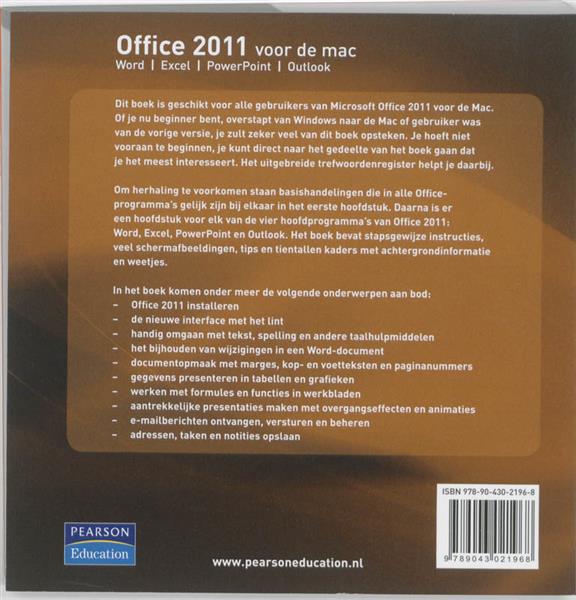 Grote foto office 2011 voor de mac boeken informatica computer