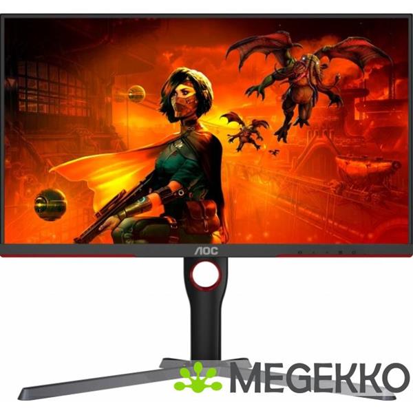 Grote foto aoc gaming u27g3x bk 27 4k ultra hd 165hz ips monitor computers en software overige computers en software