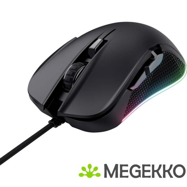 Grote foto trust gxt 922 ybar rgb zwarte gaming muis computers en software overige computers en software