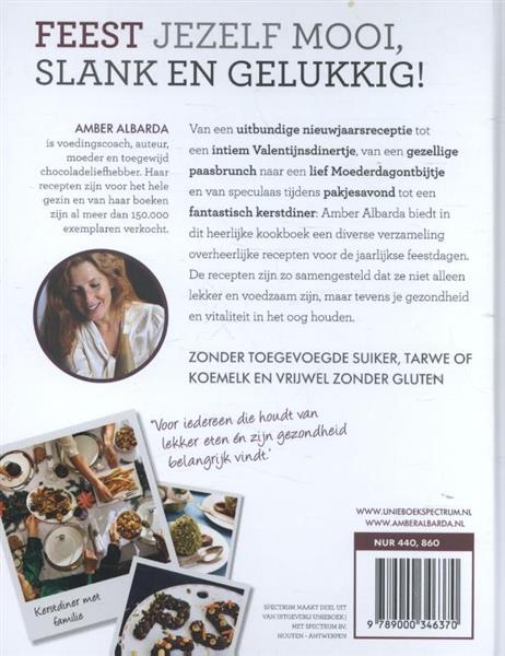 Grote foto gezond feesten boeken kookboeken