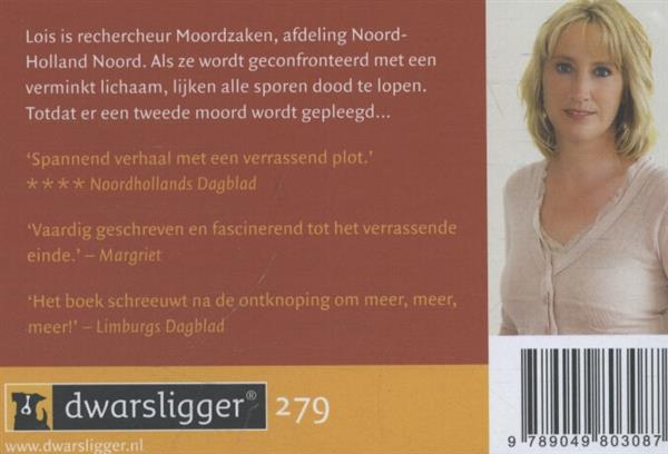 Grote foto aan niemand vertellen dwarsligger 279 boeken thrillers