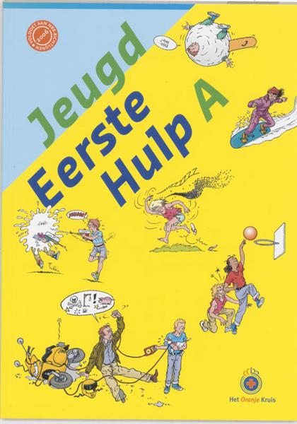 Grote foto oranje kruis jeugd eerste hulp a boeken jeugd 13 jaar en ouder