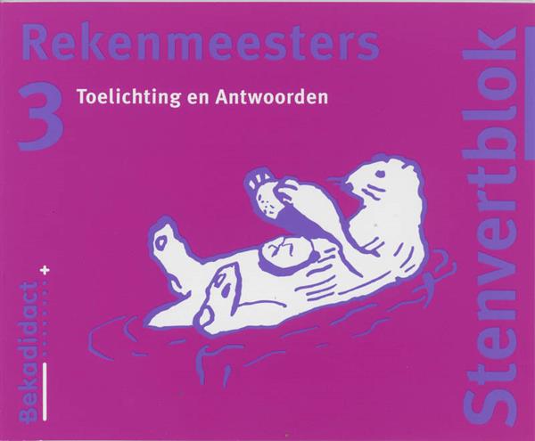 Grote foto rekenmeesters 3 toelichtingen en antwoorden boeken overige boeken