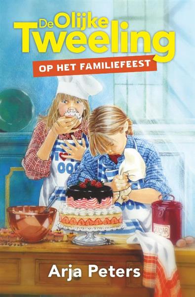 Grote foto de olijke tweeling op het familiefeest de olijke tweeling 10 boeken jeugd 13 jaar en ouder
