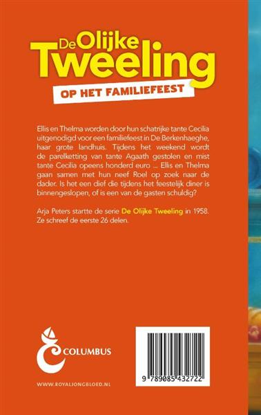 Grote foto de olijke tweeling op het familiefeest de olijke tweeling 10 boeken jeugd 13 jaar en ouder
