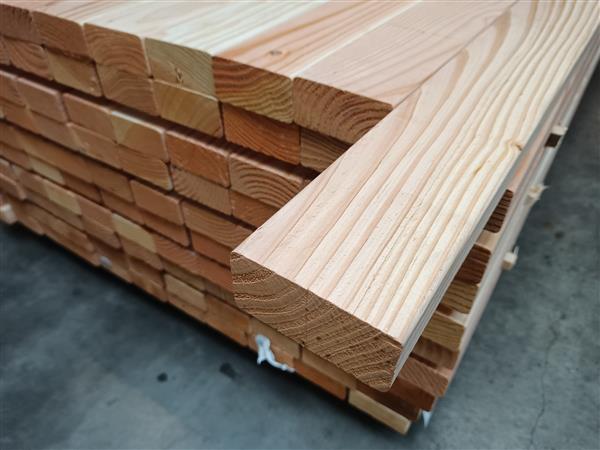 Grote foto 45x95 mm douglas 400cm doe het zelf en verbouw hout en planken