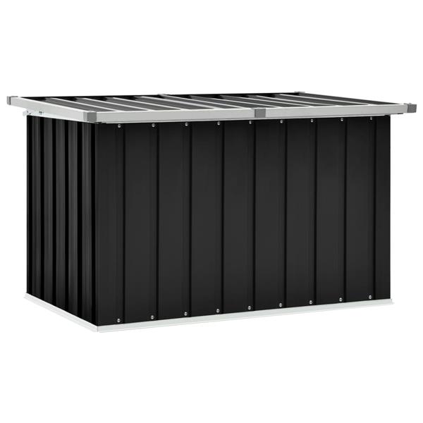 Grote foto vidaxl tuinbox 109x67x65 cm antraciet tuin en terras overige tuin en terras