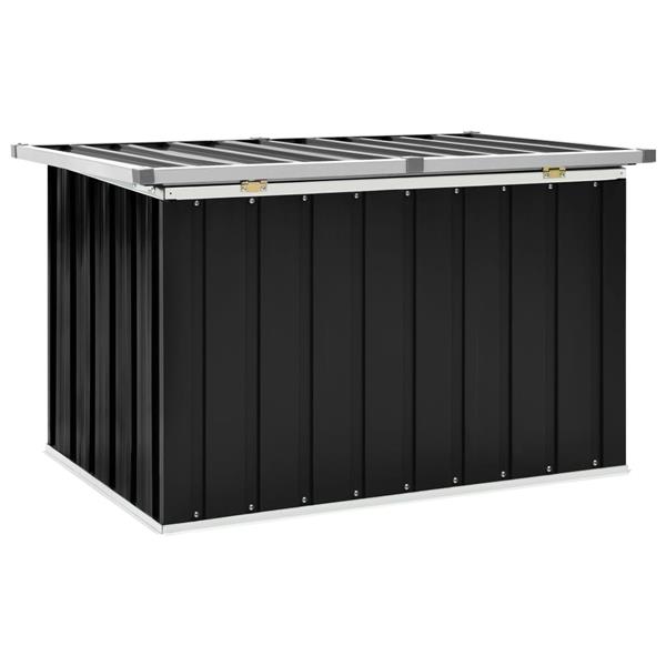 Grote foto vidaxl tuinbox 109x67x65 cm antraciet tuin en terras overige tuin en terras
