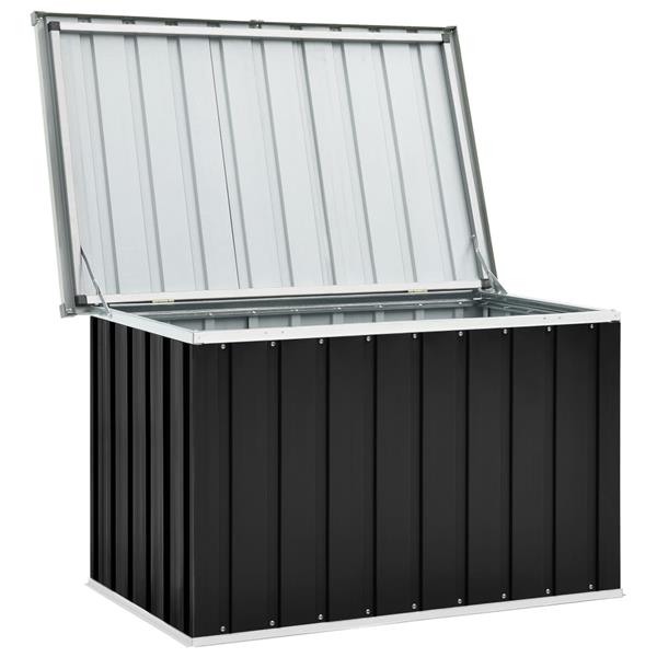 Grote foto vidaxl tuinbox 109x67x65 cm antraciet tuin en terras overige tuin en terras